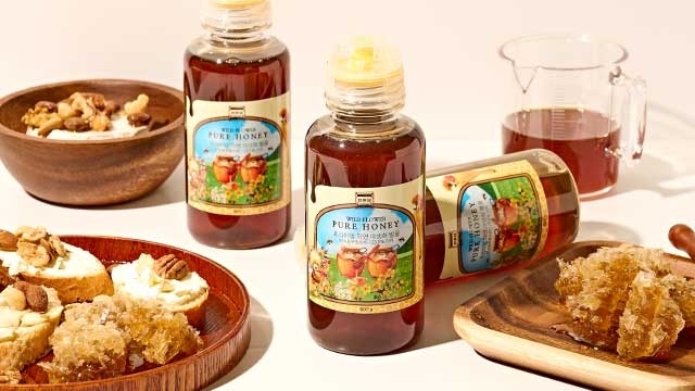 정원담 프리미엄 자연 야생화 순수 벌꿀  500g+500g 총 1kg