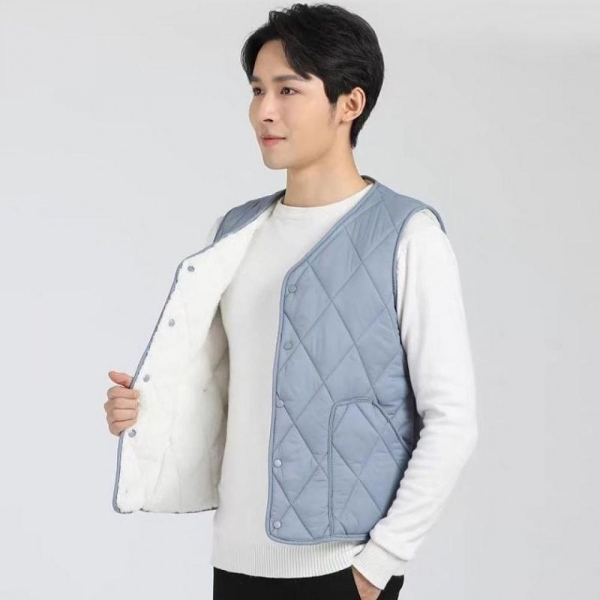 깔깔이 남성조끼 융기모 방풍 겨울 베스트