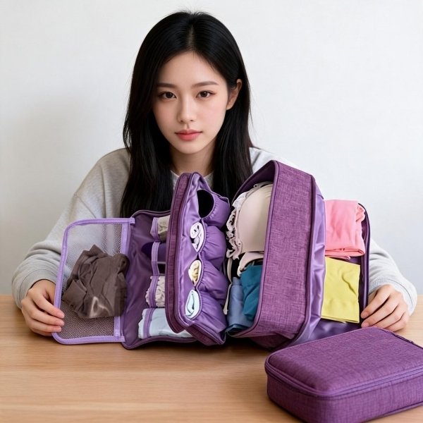 속옷 파우치 여행용 정리 가방 이너백 소품 수납 케이스 트래블 짐 정리함